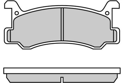 Комплект тормозных колодок, дисковый тормоз E.T.F. 12-0602 для DAIHATSU GRAN