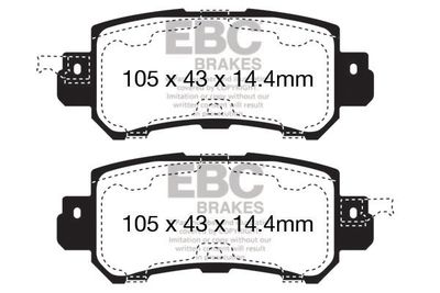 Комплект тормозных колодок, дисковый тормоз EBC Brakes DP22135 для MAZDA CX-3