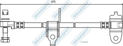 APEC Brake Hose BHO4284