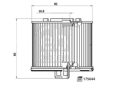 FILTRU COMBUSTIBIL FEBI BILSTEIN 175644 2