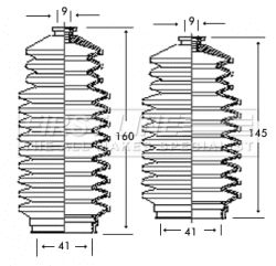 Bellow Kit, steering FIRST LINE FSG3245