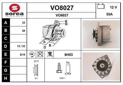 GENERATOR SNRA VO8027