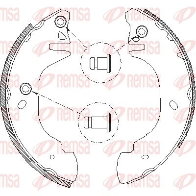 Brake Shoe 4305.00