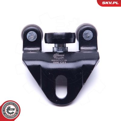 Ritinėlio kreiptuvas, atstumiamos durys