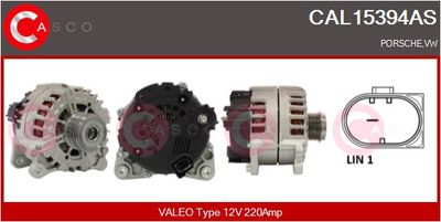 Генератор CASCO CAL15394AS для VW TOUAREG