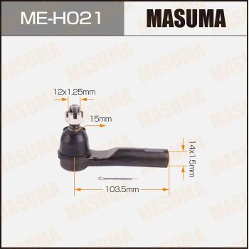 Наконечник поперечной рулевой тяги MASUMA ME-H021 для HONDA CROSSROAD