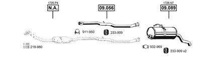 Układ wydechowy ASMET CI090280