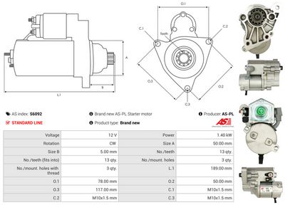 STARTER AS-PL S6092 4