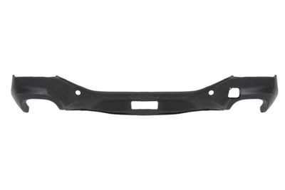 Bumper (Achter/Bodem, geen grondlaag, zwart) past: FORTHING T5 EVO 01.23-