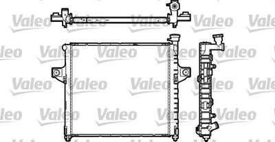 VALEO 732309 Радиатор охлаждения двигателя  для JEEP GRAND CHEROKEE (Джип Гранд чероkее)