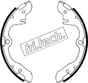 Комплект тормозных колодок fri.tech. 1049.109 для ASIA MOTORS ROCSTA