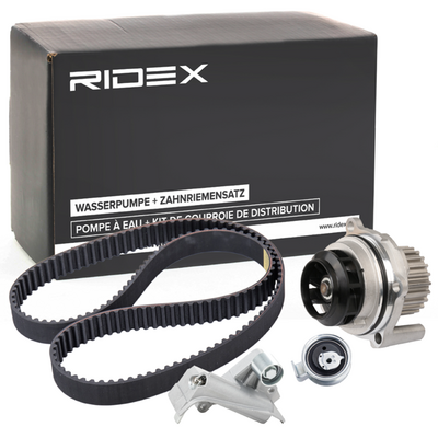 водна помпа+ к-кт ангренажен ремък RIDEX 3096W0118
