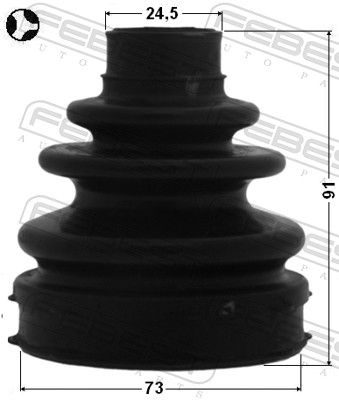 Bellow, drive shaft 0115-ZRT270T