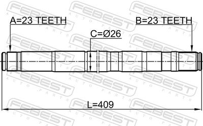 Drive Shaft 2112-FOCIILH