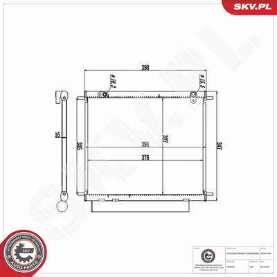 CONDENSATOR CLIMATIZARE ESEN SKV 86SKV549 7