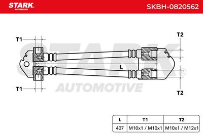 спирачен маркуч STARK SKBH-0820562