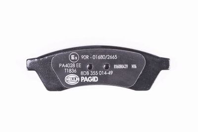 Brake Pad Set, disc brake 8DB 355 014-491