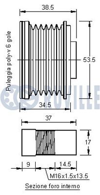 SISTEM ROATA LIBERA GENERATOR RUVILLE 541342 1