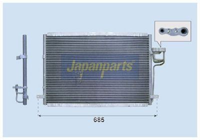JAPANPARTS Kondensatorius, oro kondicionierius