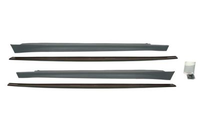 Paneel rocker buitenschild (voor het schilderen, set) past: BMW 4 GRAN COUPE F36 02.14-02.17