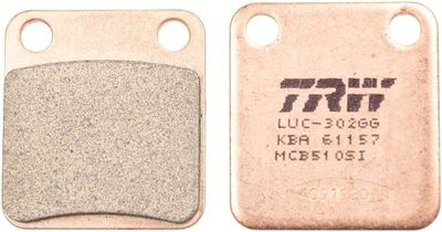 Комплект тормозных колодок, дисковый тормоз TRW MCB510SI для HONDA CRF