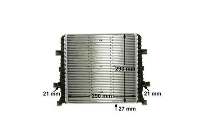 Chladič, chladenie motora MAHLE CR 1025 000P