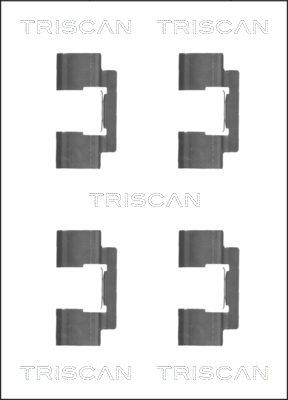 Комплектующие, колодки дискового тормоза TRISCAN 8105 801001 для CHRYSLER PT CRUISER