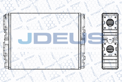 JDEUS M-2190820 Радиатор печки  для NISSAN SERENA (Ниссан Серена)