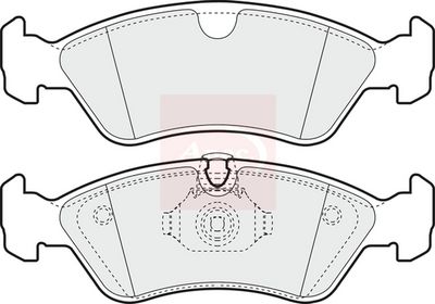 APEC Brake Pad Set, disc brake PAD1031