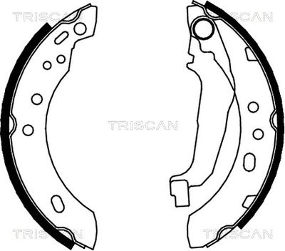 Комплект тормозных колодок TRISCAN 8100 14543 для NISSAN DATSUN
