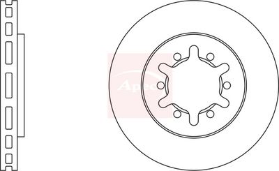 APEC Brake Disc DSK734