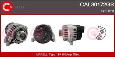 Генератор CASCO CAL30172GS для FIAT IDEA
