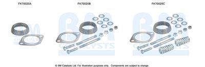 Монтажен комплект, изпускателна тръба BM Catalysts FK70020