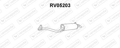 Глушитель выхлопных газов конечный VENEPORTE RV05203 для ROVER 800