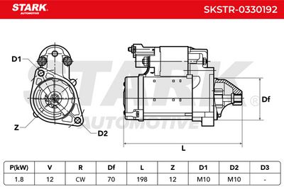 стартер STARK SKSTR-0330192