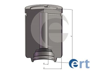 Поршень, корпус скобы тормоза ERT 151294-C для NISSAN NT400