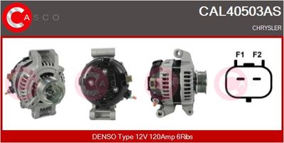 CASCO CAL40503AS Генератор для CHRYSLER SEBRING (JR)