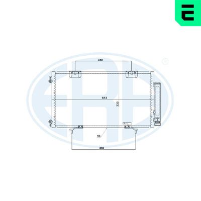 CONDENSATOR CLIMATIZARE ERA 667209