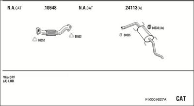 SISTEM DE ESAPAMENT WALKER FIK009627A