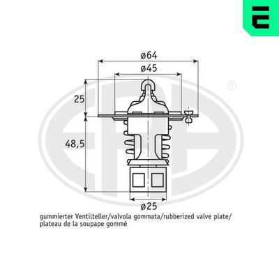TERMOSTAT LICHID RACIRE ERA 350308