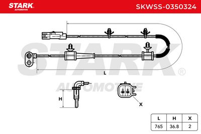 датчик, обороти на колелото STARK SKWSS-0350324