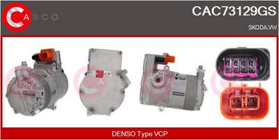 COMPRESOR CLIMATIZARE CASCO CAC73129GS