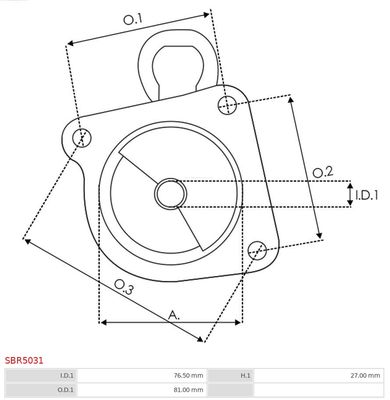 Starter Lid, carburettor SBR5031