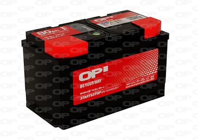 OPEN PARTS Starterbatterie HERMETIC EFB START&STOP POWER (BE080L4.00)