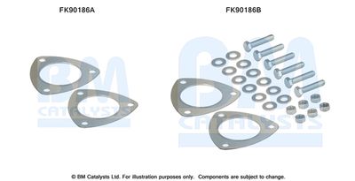 Монтажный комплект, катализатор BM CATALYSTS FK90186 для OPEL SENATOR