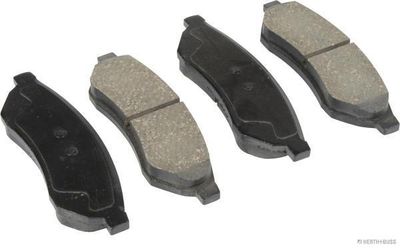комплект спирачно феродо, дискови спирачки HERTH+BUSS JAKOPARTS J3610902