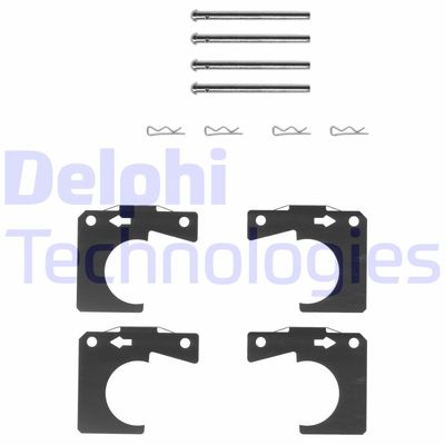 Комплектующие, колодки дискового тормоза DELPHI LX0007 для TRIUMPH 1300