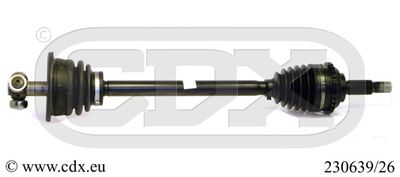 CDX 230639/26 Полуось в сборе для RENAULT CLIO II (BB_, CB_) 1.9 dTi (B/CB0U)