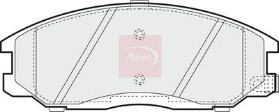 APEC Brake Pad Set, disc brake PAD1163