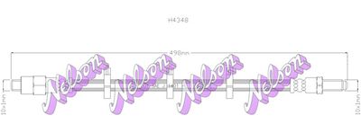 Тормозной шланг KAWE H4348 для IVECO DAILY
